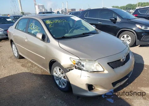 2010 Toyota Corolla Xle из США, поврежденный, VIN 1NXBU4EE9AZ259309